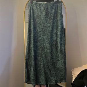 Midi skirt snake skin print